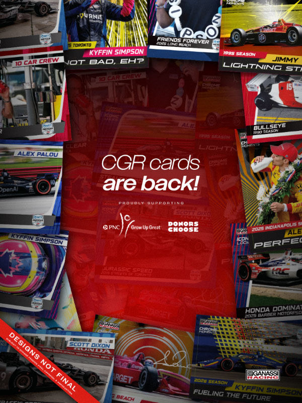 2026 Chip Ganassi Racing trading cards promotion
